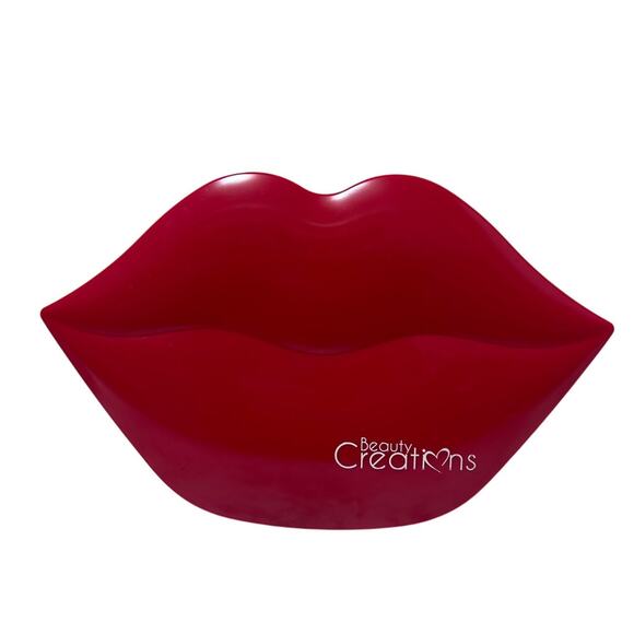 Beauty Creations Lip Shaped Case (ONLY) Red Plastic Box Trinket Makeup Jewelry - Picture 2 of 7